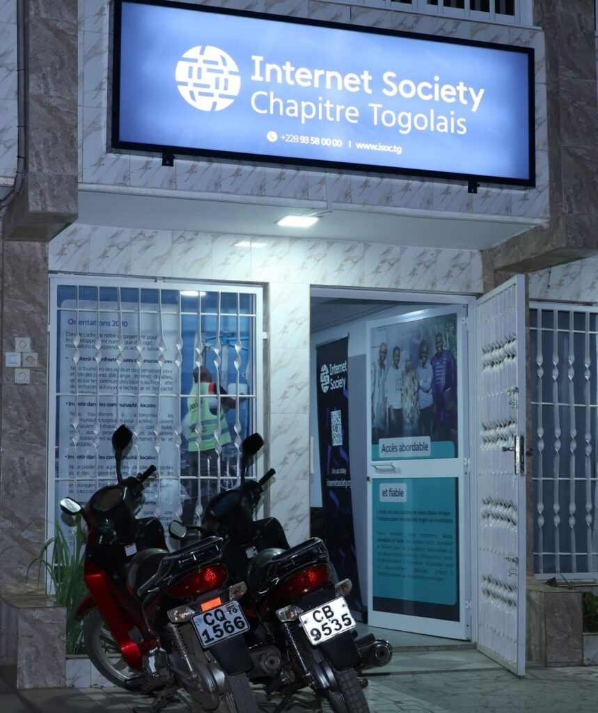 Photo of facade of Internet Society Togo Chapter office